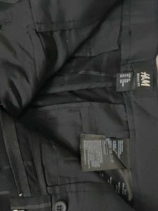 H&amp;M Black Checkered Pants