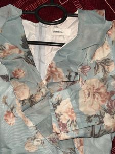 Floral Print Wrap Dress