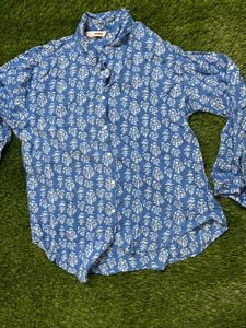 Casual Blue Shirt For Women