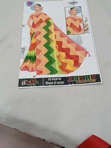 Multicolored Saree