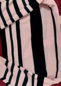 Black And Pink Polo / Crop Top