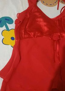 Red vintage top