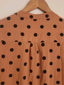 Polka Dot Print Top