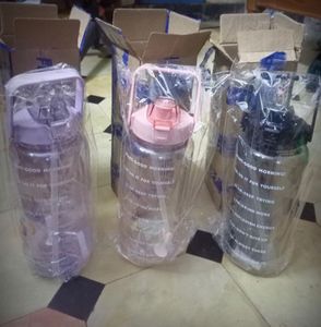 Motivational Water Bottles - Set of 3