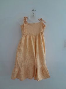 Orange Casual Dress (Women&#39;s)