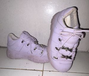 Lilac Platform Sneakers