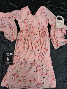 Floral Chiffon Dress