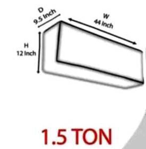 Floral print 1.5 tonn Split AC cover.✨