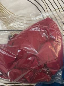 Burgundy One-Shoulder Maxi Dress - size L