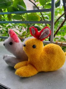 2 Pc Rabit Soft Toys