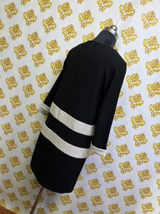 Vintage Black &amp; White Stripe Dress