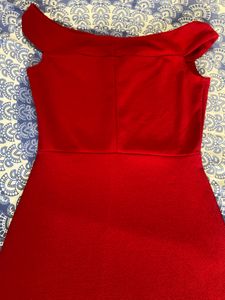 Sale !!!Athena Red Off Shoulder Dress