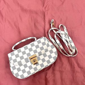 blue&amp;white bag