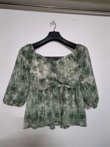 Floral Padded Top