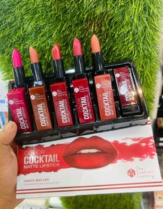 TFF MATTE LIPSTICK SET OF 6 PCS Combo