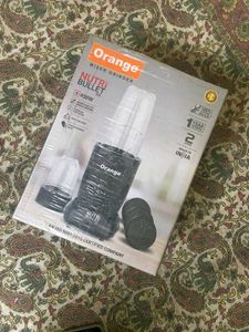 Orange Nutri Bullet Mixer Grinder