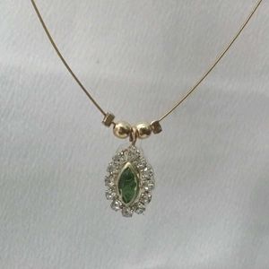 Emerald Pendant Necklace