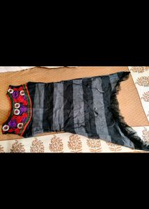 Black And Gray Colour Kutra Unique Designer