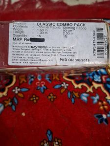 Flash Sale Raymond shirt trousers fabric 50%off