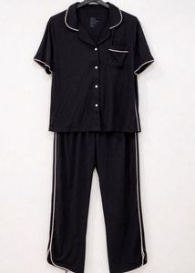 Midnight Cloud Luxe PJ Set 🌙✨ Soft Chic Now!