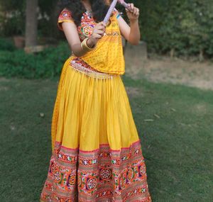 Yellow Lehenga Choli Set