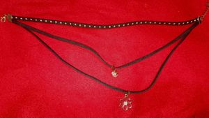 Layered Black Choker