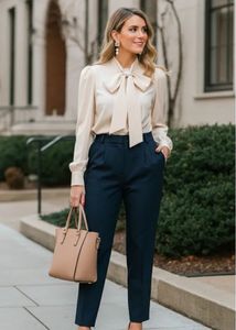 H&M Formal Navy Blue Pants