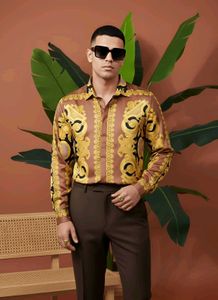 Stylish Patterned Men's Shirt