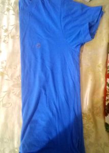 Regular Plain Blue T-Shirt ||