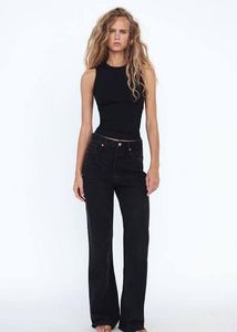 Zara Black Tank & Jeans Set