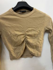 Ruched Long Sleeve Top