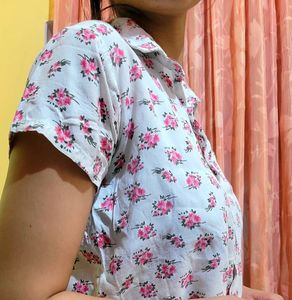 Crop Shirt Top