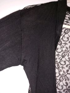 Black Net Shrug