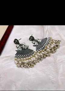 Gold Jhumka Earrings