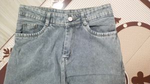 Grey Cargo Denim