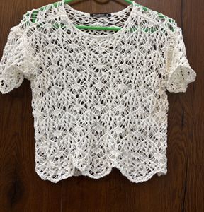 Mesh Crop Top