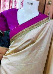 Beautiful 😍 Saree With Blouse