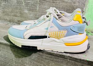 Pastel Accent Sneakers