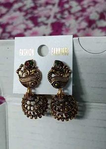 Gold Jhumka Earrings Set 6🫶🫠