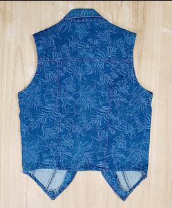 🎉Sale 🎉Denim Jacket For Women With Floral Design