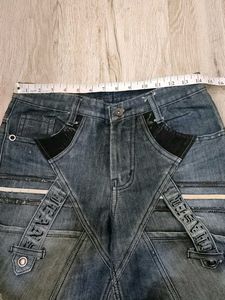 Vintage Graphic Denim Jeans