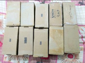 10 Empty Card Boxes : Can Be Used For Repackaging