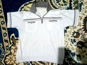 White Polo T-Shirt