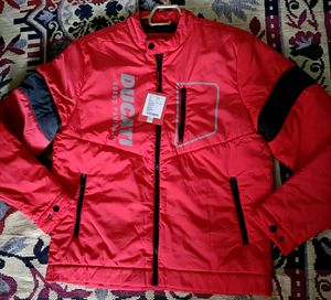 Men Branded Red Ducati Jacket