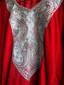 Embroidered pheran from Kashmir