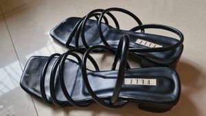 ELLE Block Black Heels