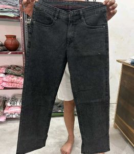 Dark Gray Denim Jeans