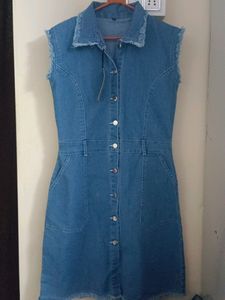 Beautiful Denim One Piece .