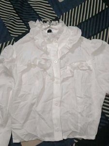 Ruffled White top