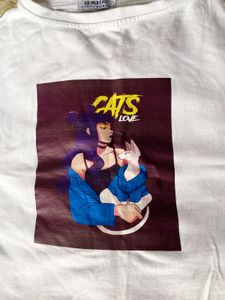 Oversized Crop Tshirt